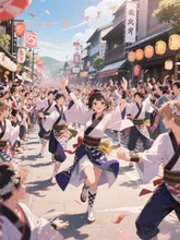 阿波踊りのようなもの😓