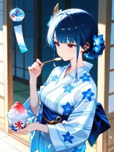 涼しそう — Wind Chime (Furin) Art AI art on SUPPART