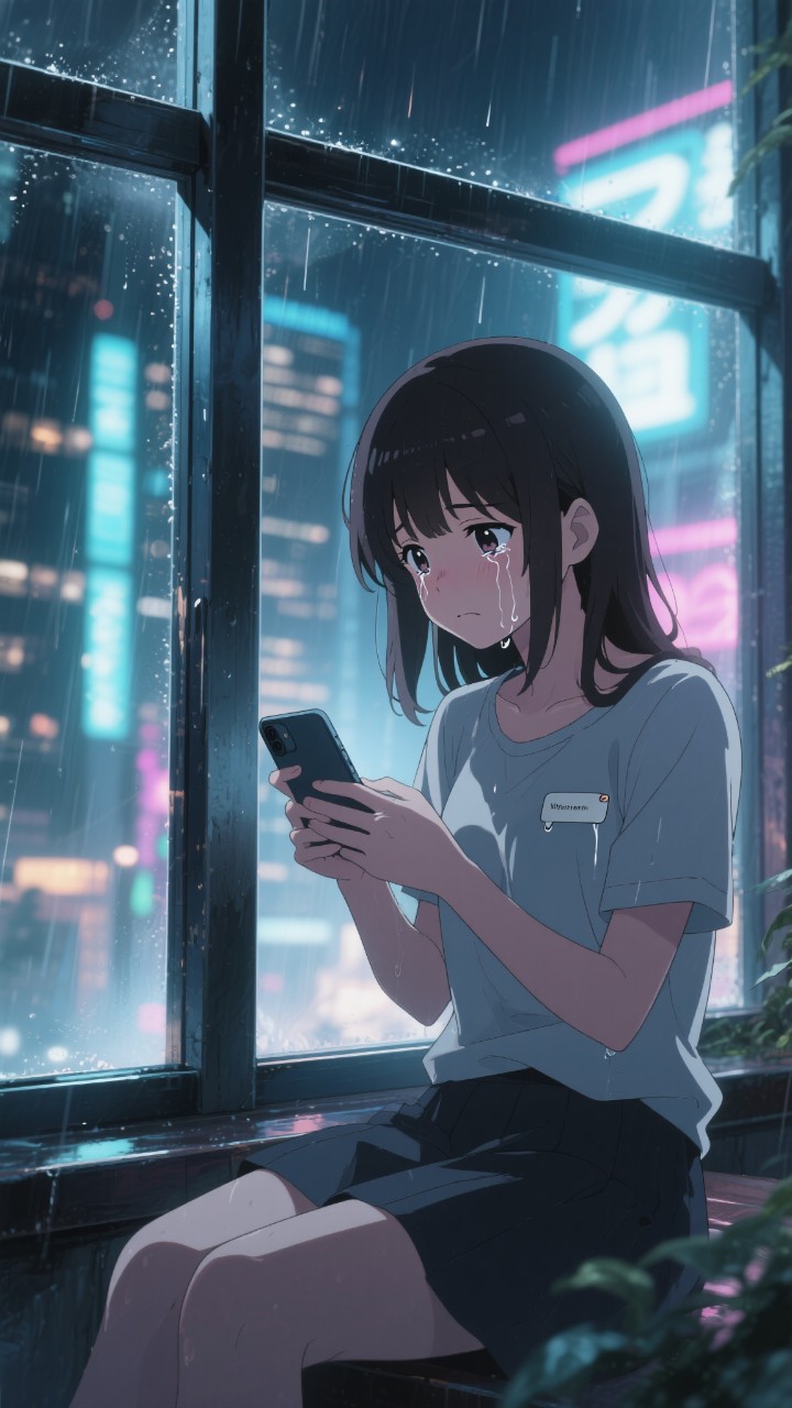 雨の窓辺と記憶