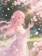 春に染める少女·チャレンジ の投稿作品