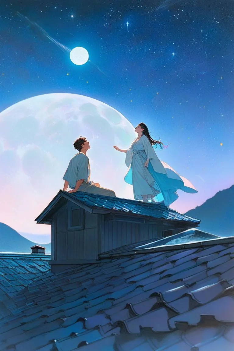 見ている•••この空 — てつさんのAIイラスト
