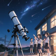 みんなで天体観測