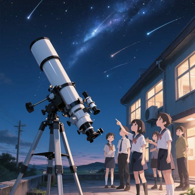 みんなで天体観測