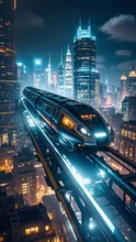 画像生成チャレンジ·未来の電車 の投稿作品