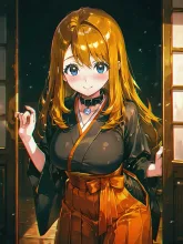 黒い袴も悪くない