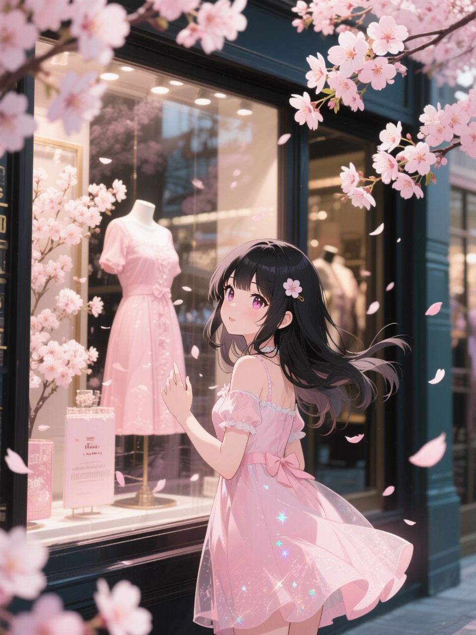 高精度アニメ - 春のお買いもの / SUPP349247462