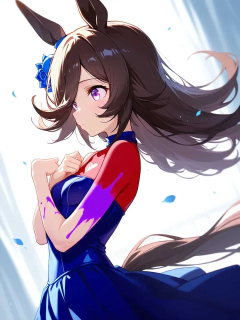rice shower(umamusume)、1girl