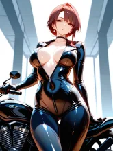 真夏のライダーガール