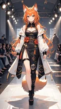 きつねっ娘のファッションショー