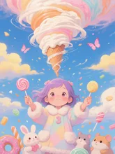 画像生成チャレンジ·竜巻 の投稿作品