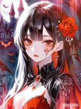 【Vampire Bride】 — ヴァンパイア・吸血鬼のAIイラスト|SUPPART