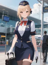 仕事終わりのCA