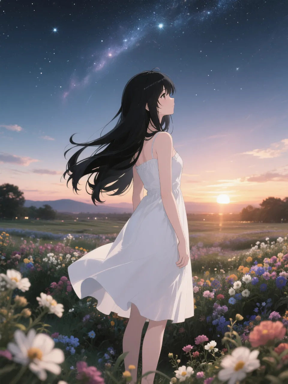 夜が明ける — はちみつ🍯さんのAIイラスト