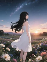 夜が明ける — はちみつ🍯さんのAIイラスト
