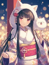 初雪です