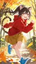 P　にゃんにゃん秋コーデ