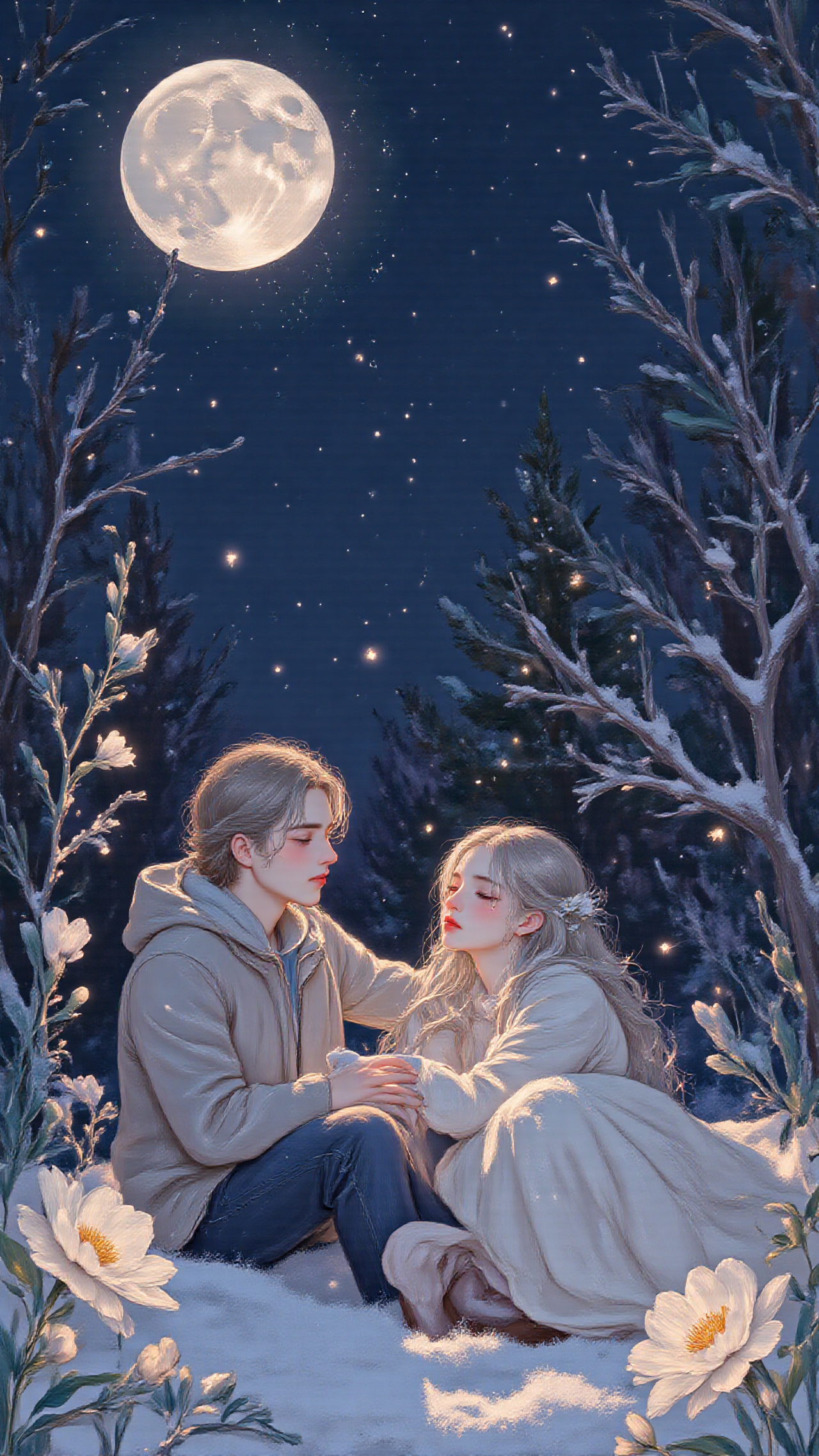 snow love ❤️ 😍 — nateさんのAIイラスト
