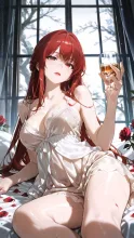 真っ赤な口紅·グラスに残る跡 の投稿作品