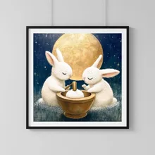Moon Rabbit Tales — artodyssey2025さんのAIイラスト