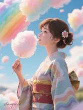 ふわふわわたあめ