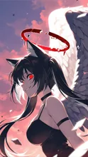 🐈異世界ツインテちゃん闇堕ち堕天使ver🪽