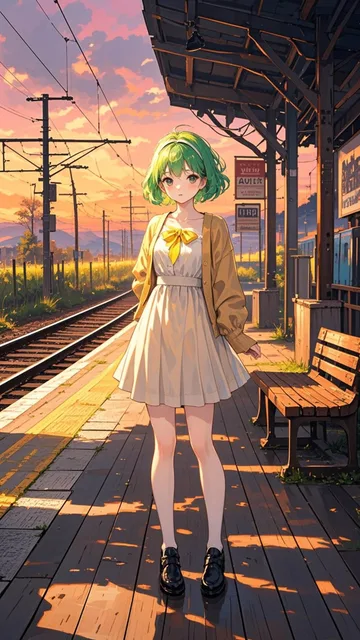 時が止まったようなホーム