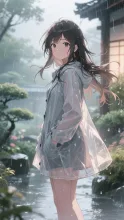 苔庭の雨·初夏チャレンジ の投稿作品
