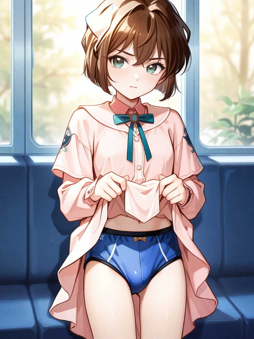 青ブリーフよ — しゅしゅさんのAIイラスト