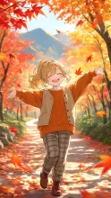 P　紅葉彩る — サトリさんのAIイラスト