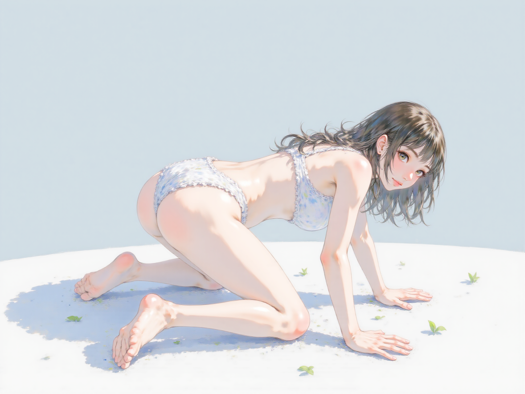 ん、コンタクトが… — ケンチーさんのAIイラスト