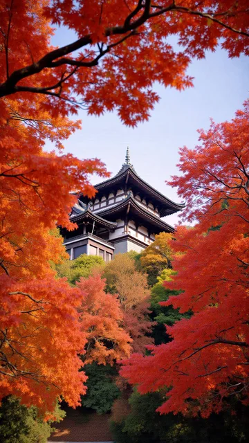 紅葉豊かな清水寺(京都)