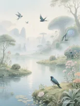 胞子の世界 — miiiiiihoooさんのAIイラスト