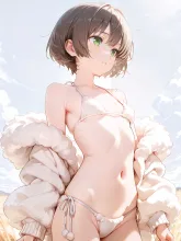 雲の擬人化·空に浮かぶ島で の投稿作品