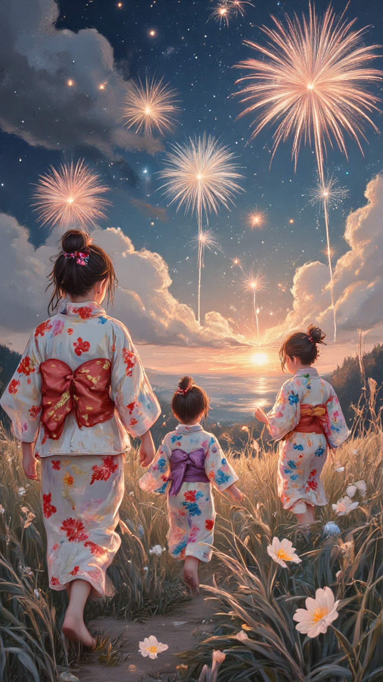 昔は一緒によく見たね — はるるさんのAIイラスト