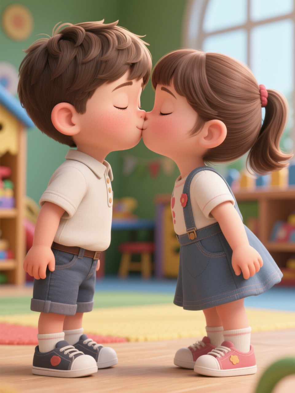 幼き日のファーストキス — エイコさんのAIイラスト