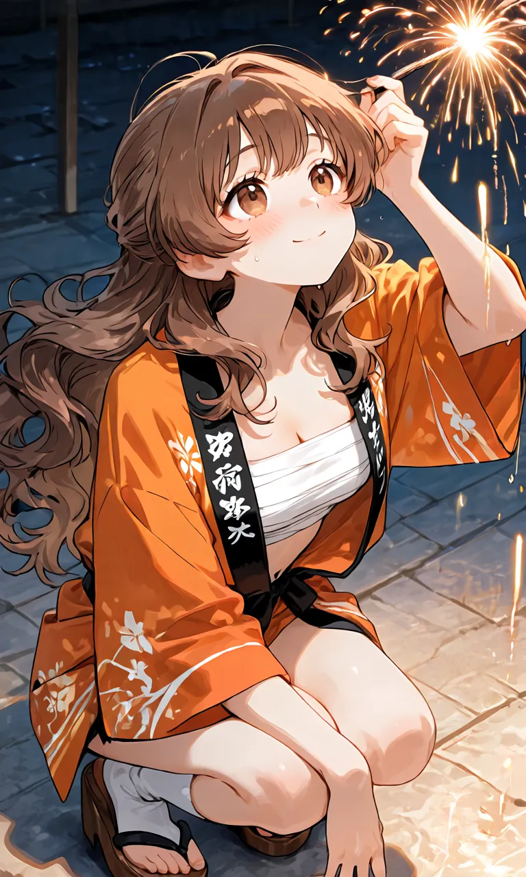 橙夜に咲く一瞬の約束