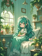 植物に囲まれてゆっくりと