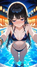 闇属性の黒髪娘ちゃん❤️ — 美波💕さんのAIイラスト