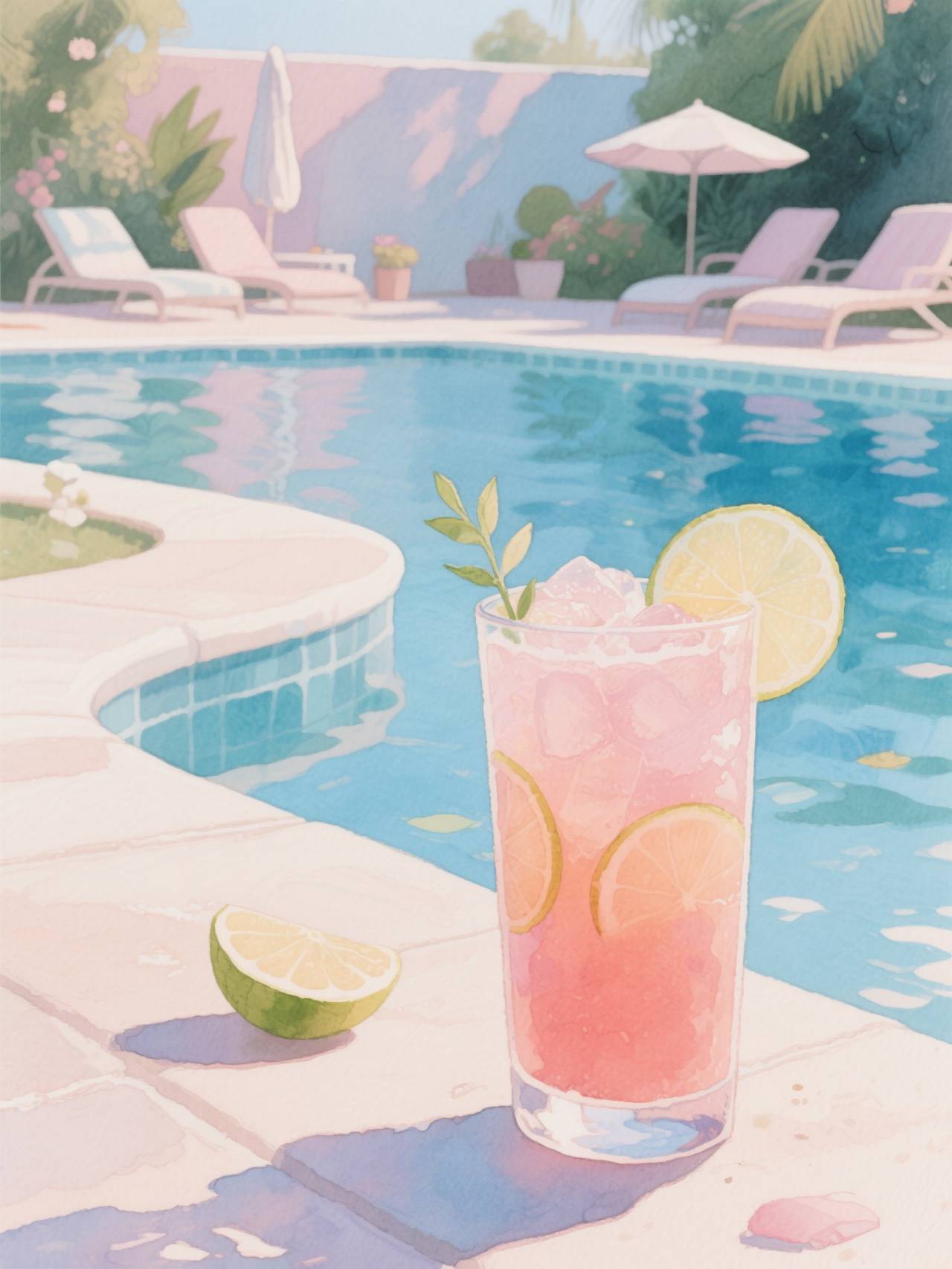 水彩画 - 画像生成チャレンジ / 浅野ひかり