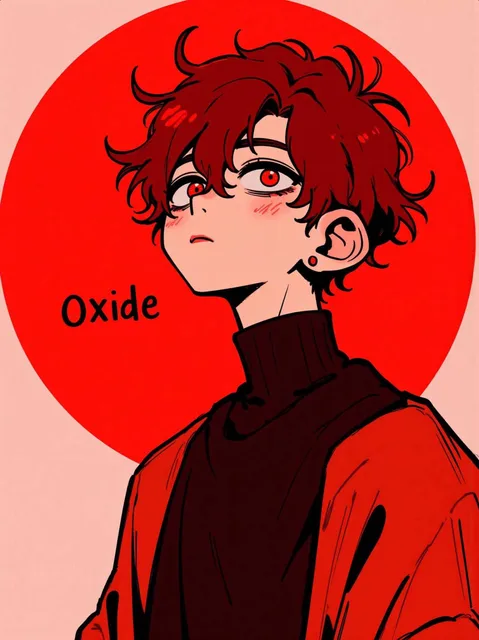 線画アニメアバターイラスト - O X I D E