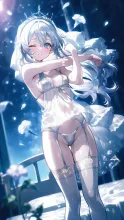 ドレスのすそが揺れる·今宵チャレンジ の投稿作品