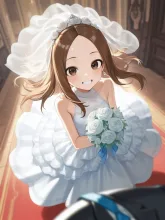 (元)になる日の高◯さん — ウェディングドレスイラストのAIイラスト|SUPPART