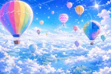 気球の旅·ふわり大空へ の投稿作品