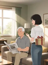 お父〜さん。　ん…？