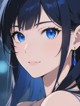 瑠璃色の瞳