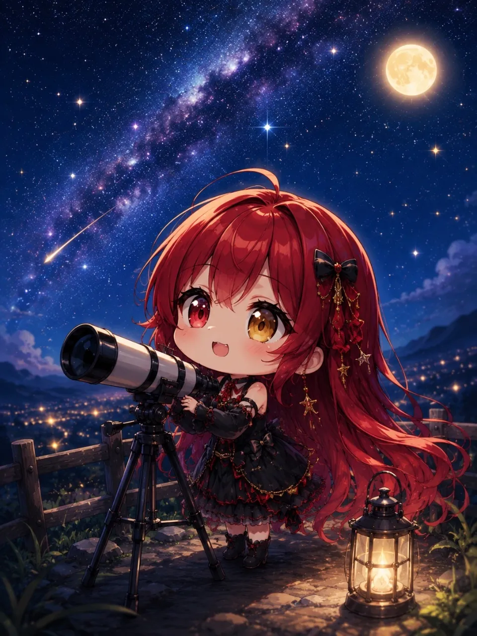 天体観測・カバーイラスト案 — ティンクルさんのAIイラスト