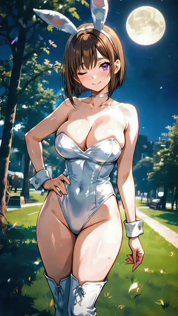 満月のバニーガール