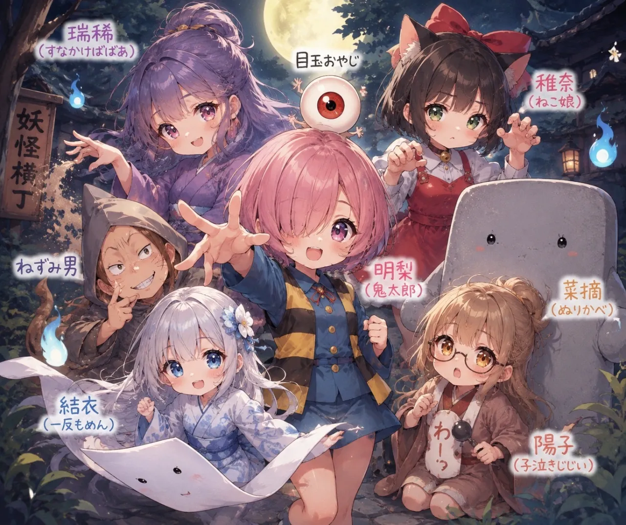 鬼太郎ファミリー•••無理が有る？😅