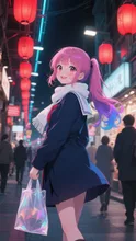 すれ違う街角、イエヤス。