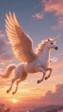 Sunset and Pegasus